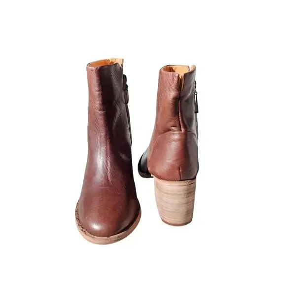 Beek Coronet Handcrafted Heeled Ankle Boots 6 - Picture 9 of 11